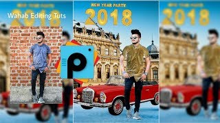 HAPPY NEW YEAR - 2018 - MANIPULATION PHOTO EDITING LIKE PHOTOSHOP || PICSART PHOTO EDITING TUTORIAL screenshot 5