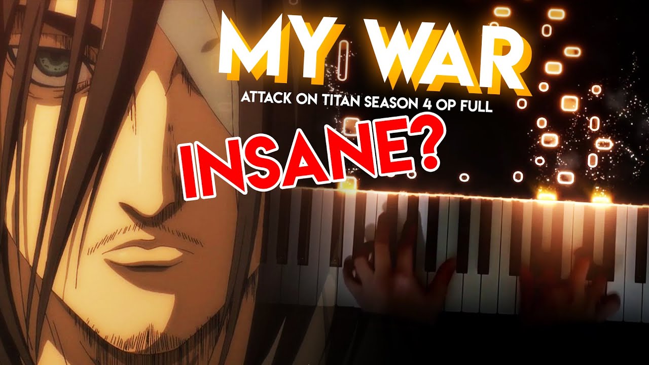Download [FULL]My War/Boku no Sensou - Attack on Titan Season 4/Final Season OP | Piano