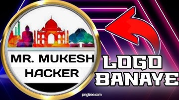 Mr Indian Hacker professional logo design tudorial// pixellaptop logo design @mr.indian hacker