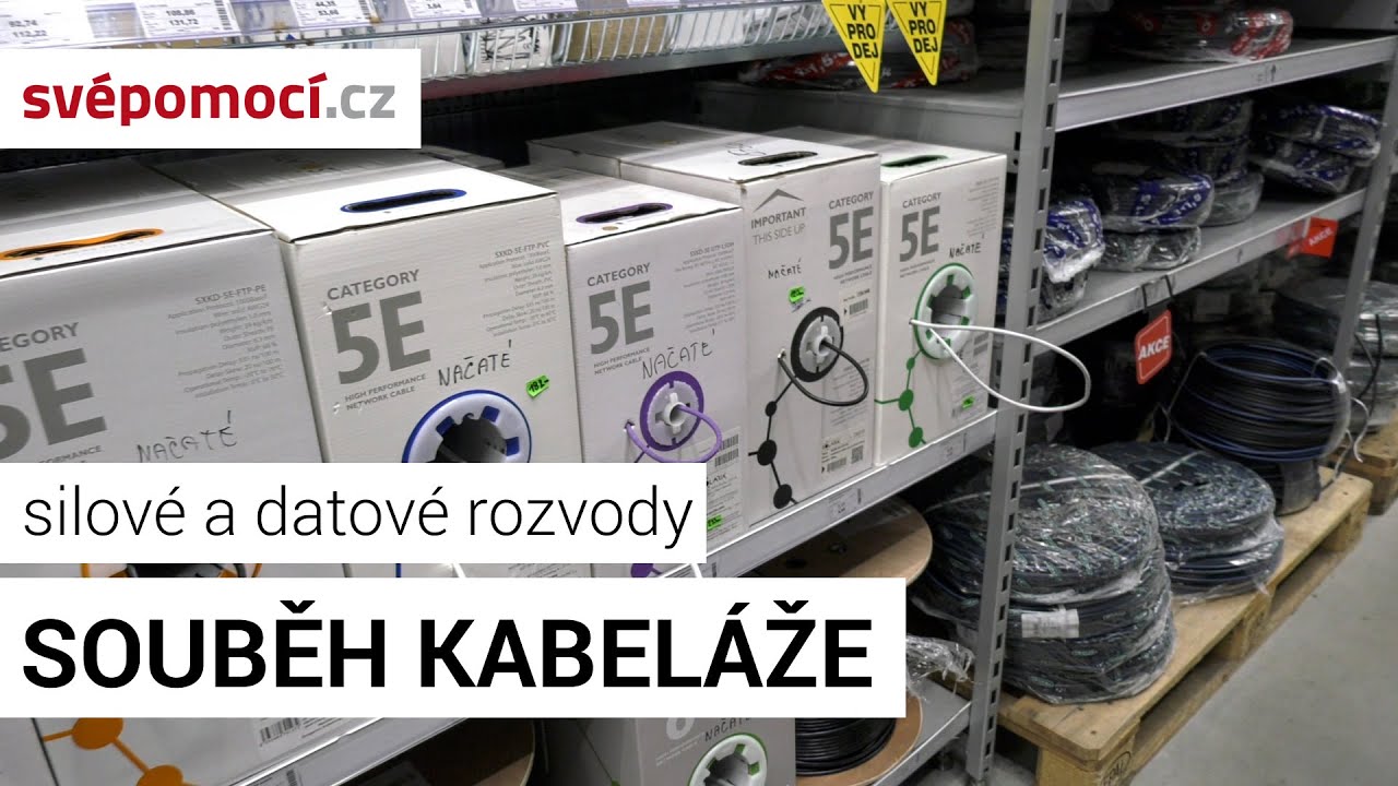Silové a datové rozvody - souběh kabeláže | Stavebniny DEK | Elektro