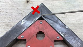 How To Weld Thin Square Pipe Joints 90 Degrees Precision For Beginners