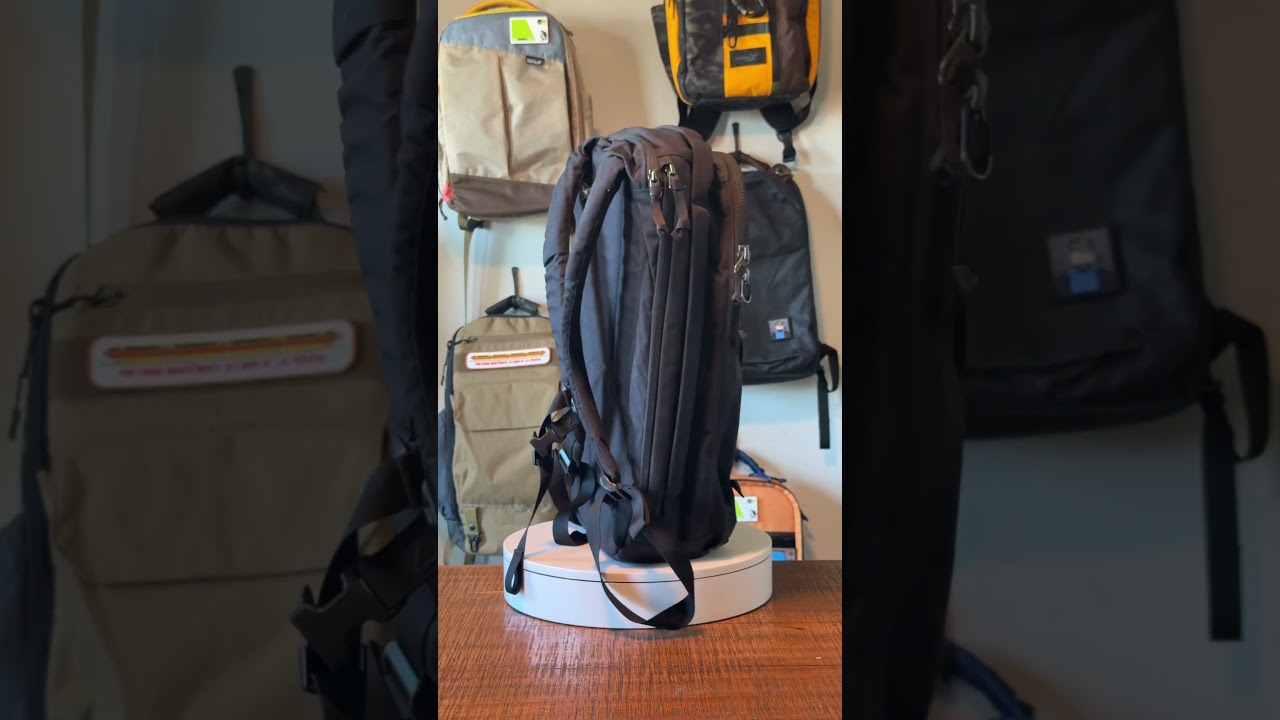 Simple, Elegant Black Laptop Backpack 
