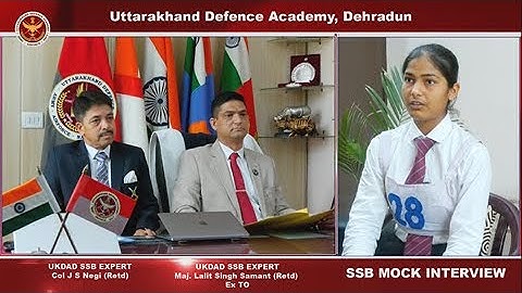 SSB MOCK INTERVIEW || UKDAD || UTTARAKHAND DEFENCE ACADEMY DEHRADUN #ssbinterview #UKDAD