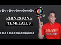 Testing Cardstock For Rhinestone Templates