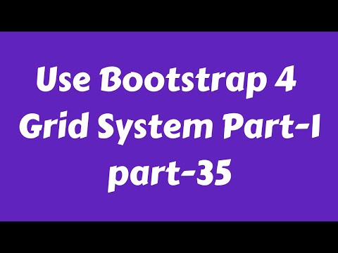 Web Design Beginners Tutorial 2020 Bootstrap 4 Grid System 1 Part 35