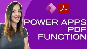 Power Hour: Power Apps PDF Function