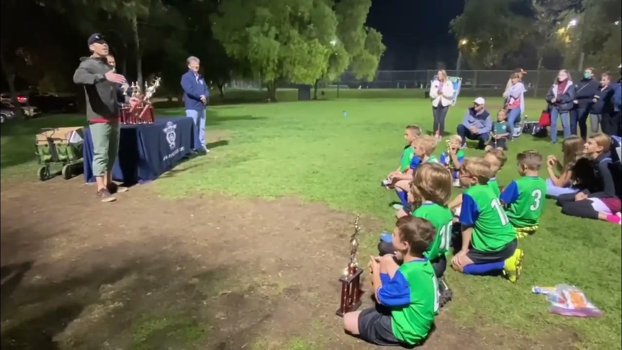 AYSO soccer U10, Matt the Land Shark, Ladera Ranch, CA, Champion 2021