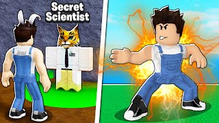 THIS SECRET SCIENTIST GAVE ME SUPERPOWERS! Roblox Blox Fruits