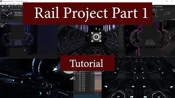 Element 3d Rail Project Animation Tutorial Part 1 I Train - After Effects CC +  Free Project File