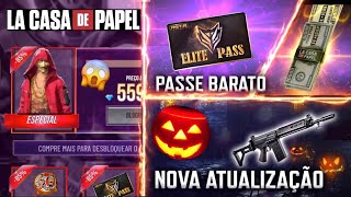 PASSE BARATO DIA 16? NOVO PET, NOVA ARMA, ATUALIZAÇÃO DE HALLOWEEN, LOJA MISTERIOSA 10.0 - FREE FIRE