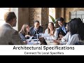 Architectural Specifications - Connect To Local Specifiers
