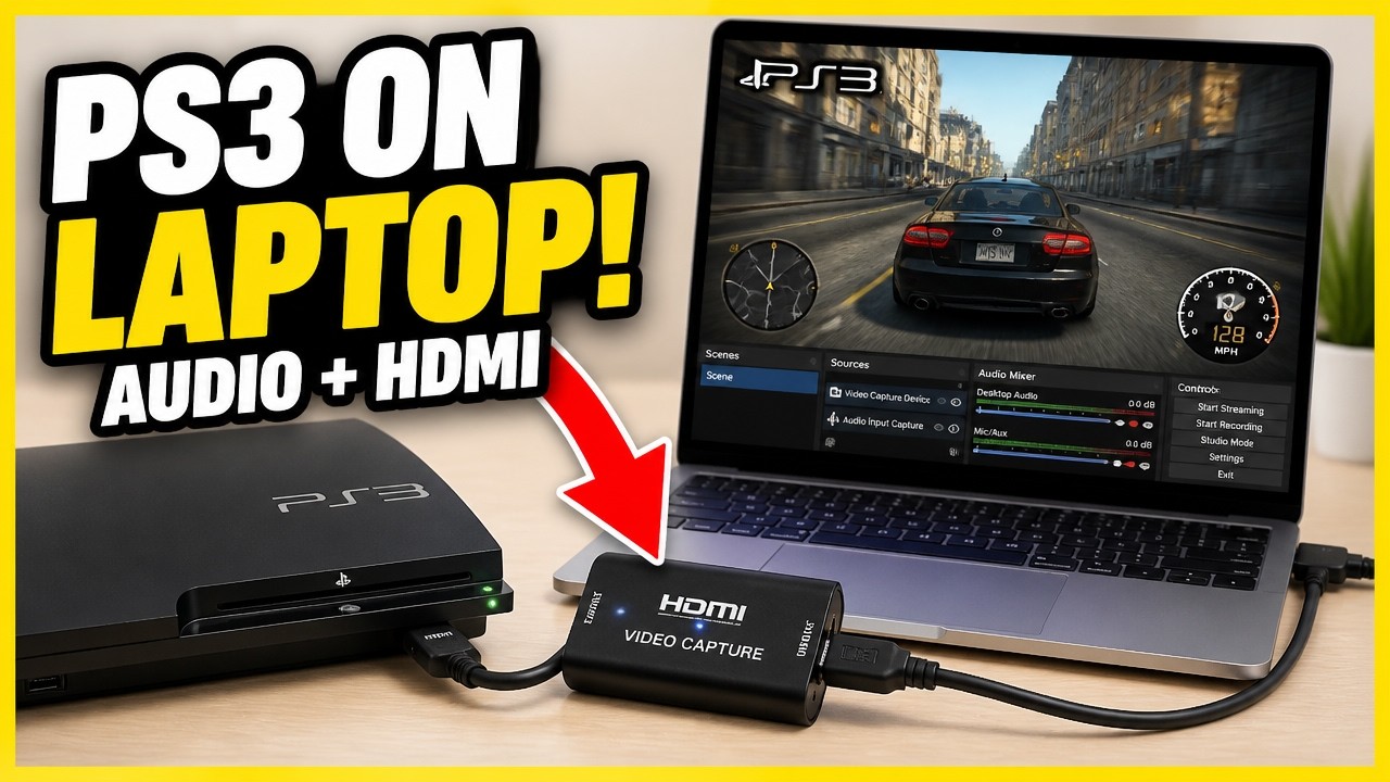 How To Use PS3 On Laptop + Audio HDMI (EASY) 2026 - YouTube