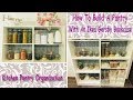 Kitchen Organizing- Kitchen Pantry Organization (How To Build A Pantry With An Ikea Gersby Bookcase)