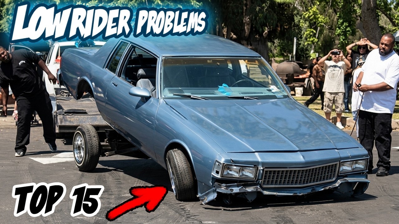 Top 15 Real Lowrider Problems and Lowrider Fails: Junkyards, Fires ...