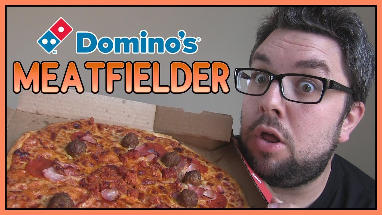 Domino's Meatfielder Pizza Review - YouTube