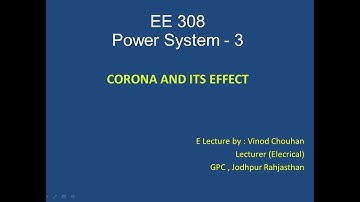 EE308 CORONA LOSS BY VINOD CHOUHAN