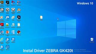 Instal ulang driver GK420t | Re-instal Zebra GK420t printer