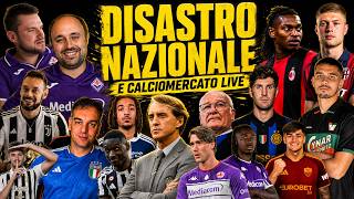 🔴 DISASTRO NAZIONALE MANCINI SFOGHI E CALCIOMERCATO IN DIRETTA TUTTI I NOMI TRATTATIVE E SENTENZE!