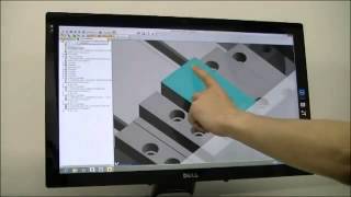 Edgecam workflow driven by touchscreen interface 360p)