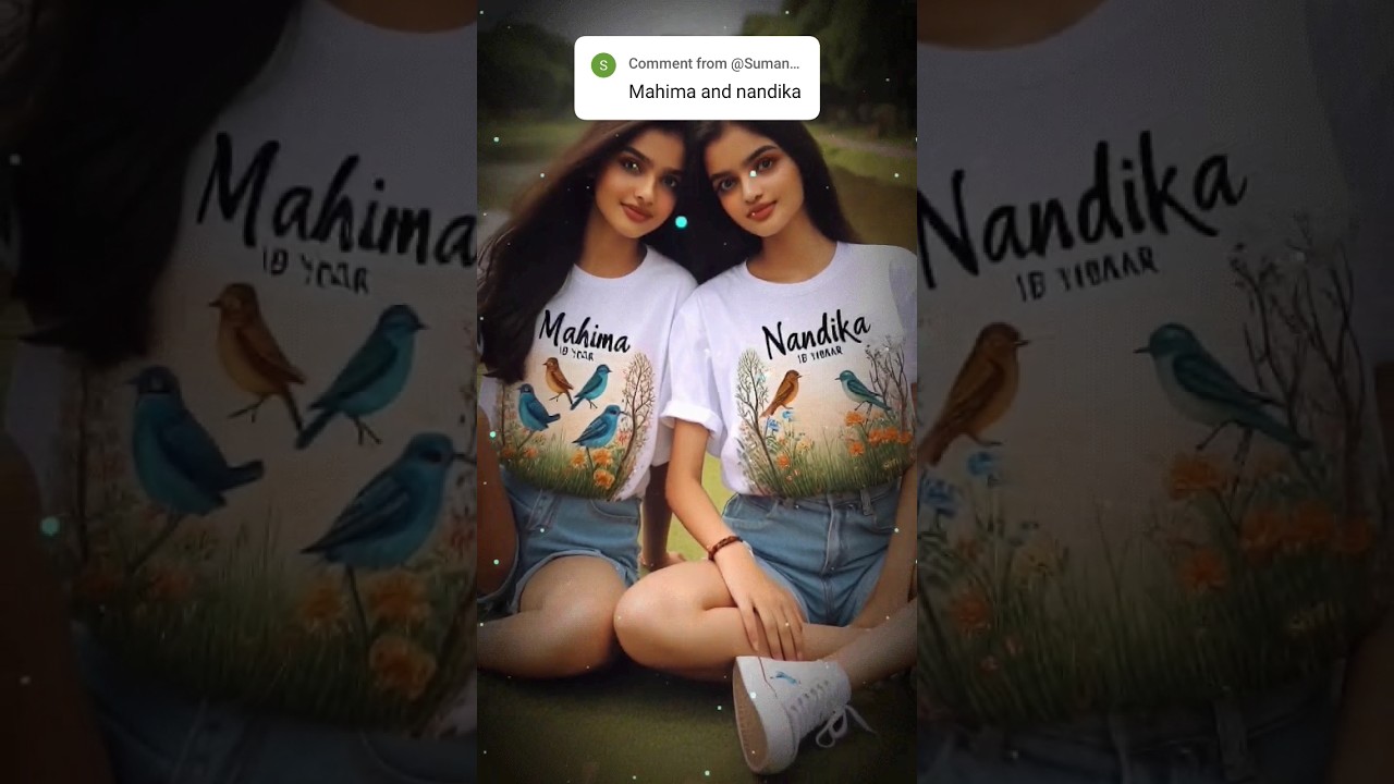 mahima name status 🔥 | nandika name status 🥀 bestie status video 