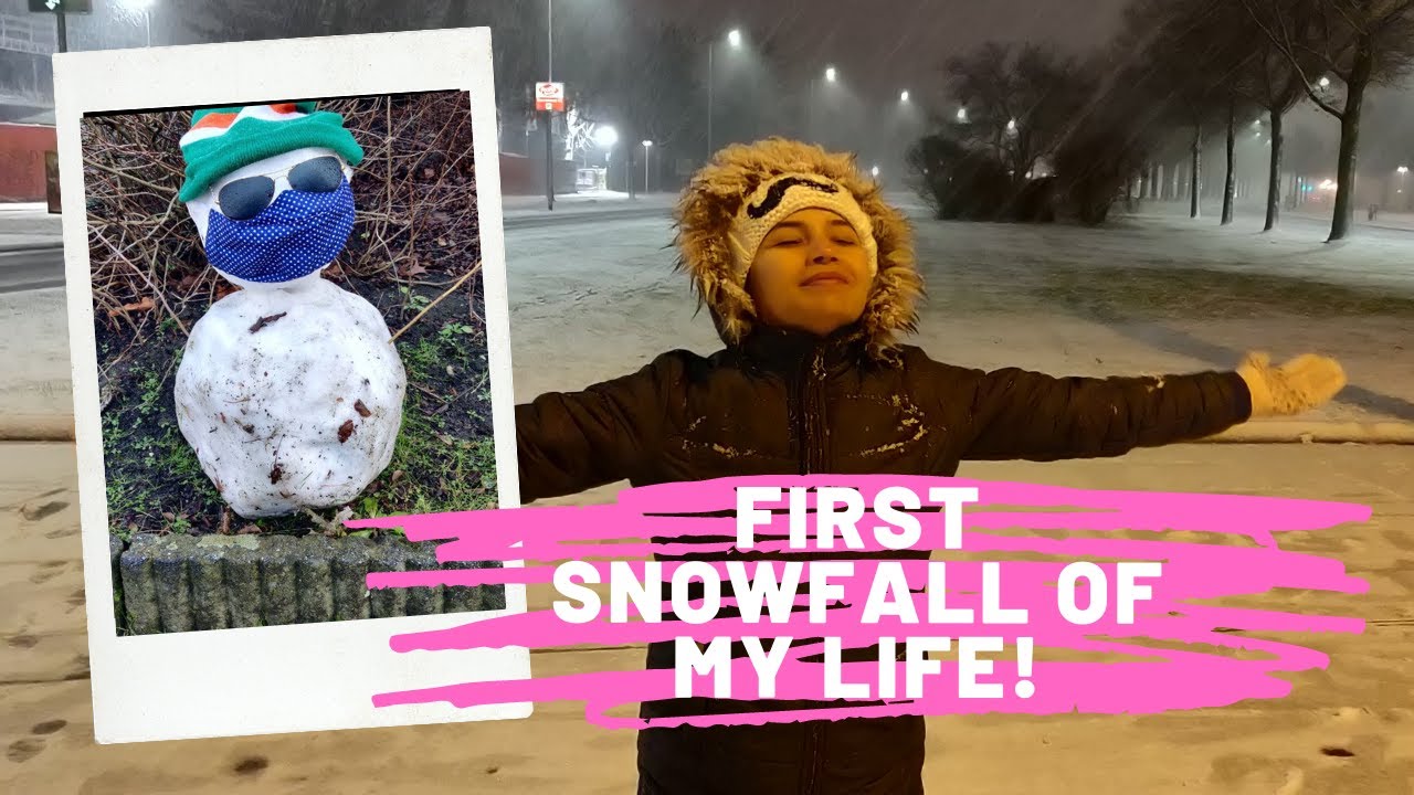 FIRST SNOWFALL | SNOWFALL 2021 | SNOWFALL IN NETHERLANDS | पहिला स्नोफॉल