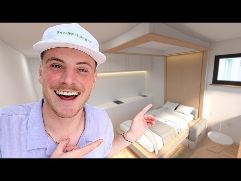 Video: Luxus-Apartment mit einer anspruchsvollen und dramatischen Innenarchitektur