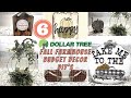 6 NEW DOLLAR TREE FALL DIY'S | DOLLAR TREE FALL FARMHOUSE BUDGET DECOR 2020 |  DOLLR TREE FALL SIGNS