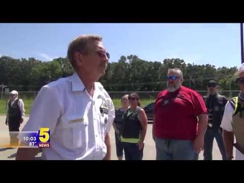 Patriot Guard Riders Bring Remains of Marine Through Arkansas