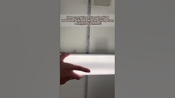 How many times does the IK08 LED batten light break after falling from a height of 1 meter? #comled