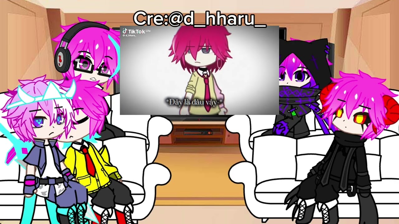 HihaAut+Phản diện react to Tiktok||HihaAut||AllHiha||by:me||