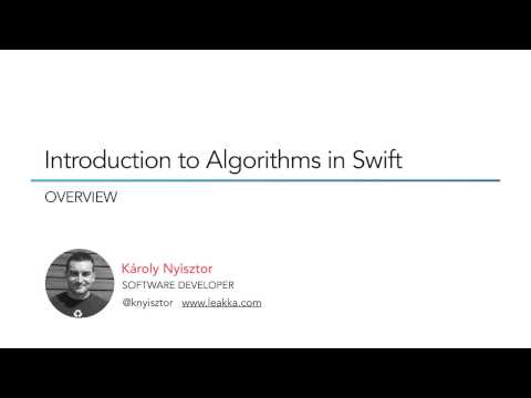 Introduction to Algorithms in Swift - Overview