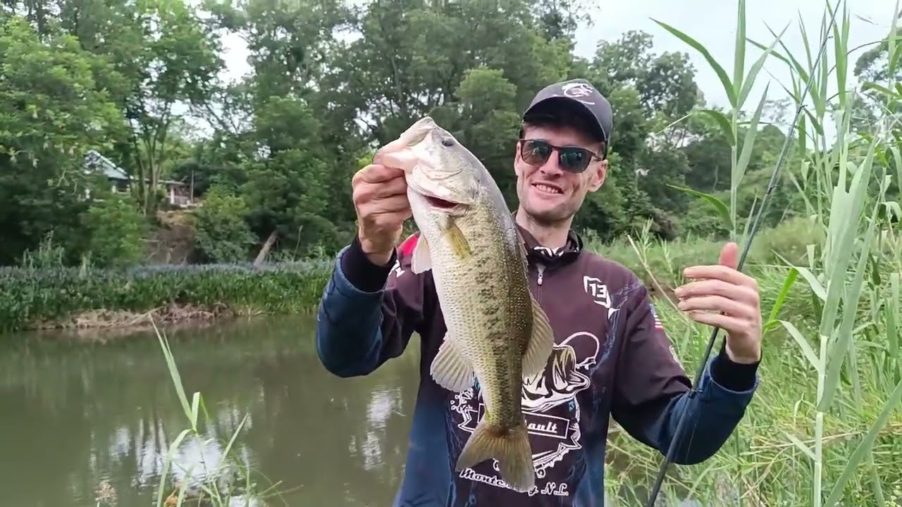 RIVER BASS Fishing in African Summer (Secret Spot)