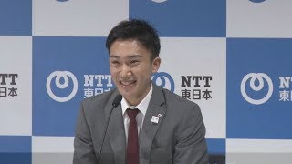 桃田選手「金メダル狙う」 東京五輪へ、事故後初会見