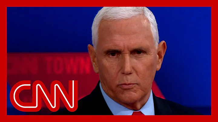 Mike Pence reacts to video showing his family flee...