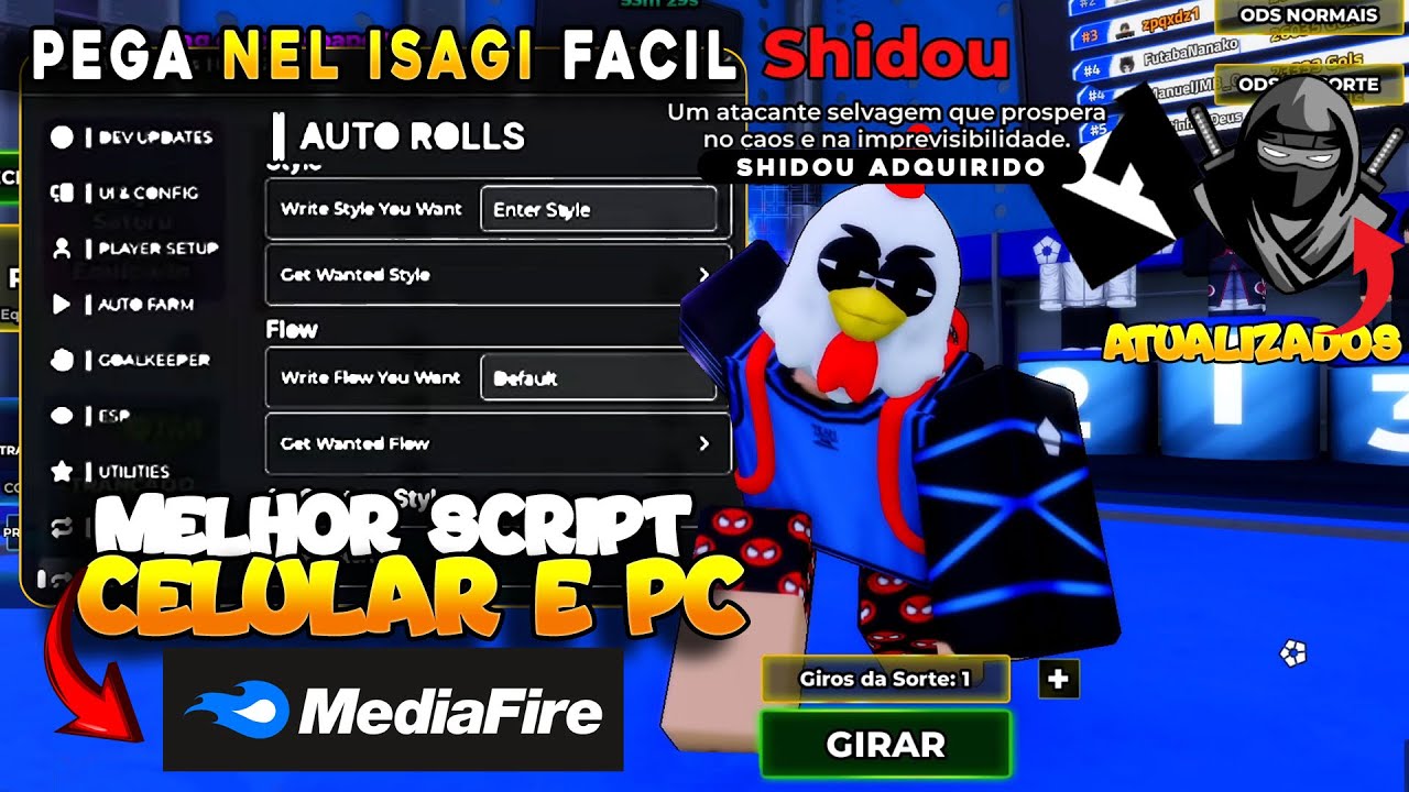 [⚽UPD] Blue Lock Rivals SCRIPT NOVO! AUTO GK, KAISER, NEL ISAGI ...