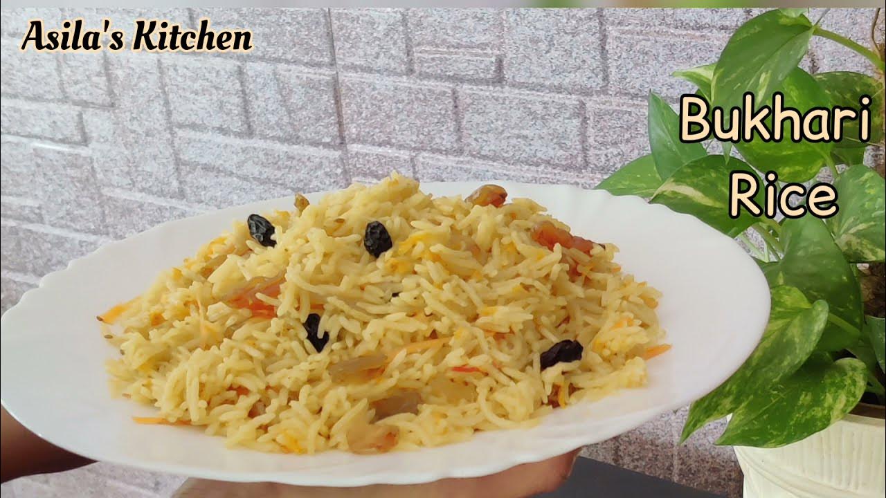 How to make Bukhari/Buhari Rice Vegetarian Rice Arabic Rice Asila
