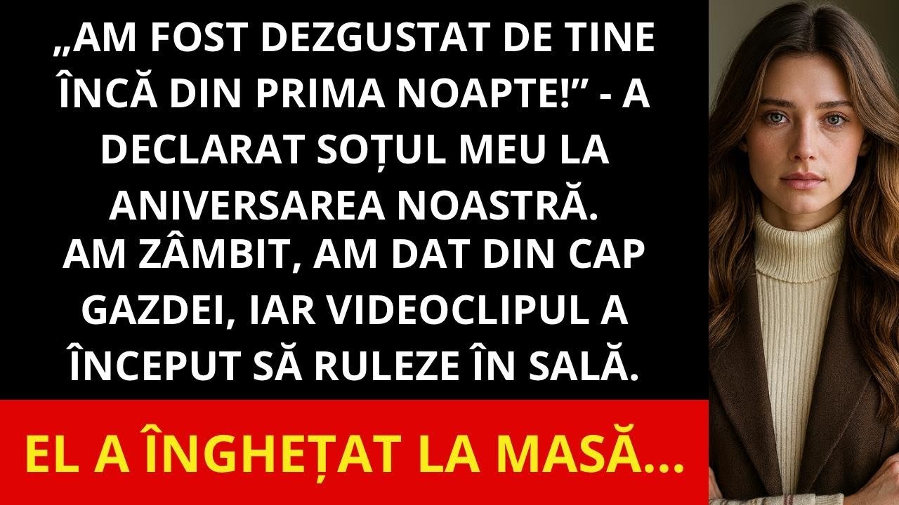 „M-ai dezgustat din prima noapte!” — a spus soțul meu la aniversare. Eu doar am zâmbit.