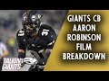 Giants CB Aaron Robinson Film Breakdown (UCF 3rd Round Pick)