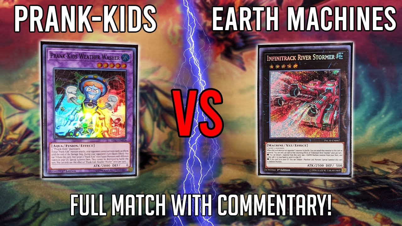 Yu-Gi-Oh! Earth Machines Vs Prank-kids | Locals Feature Match - Round 4 (3/27)