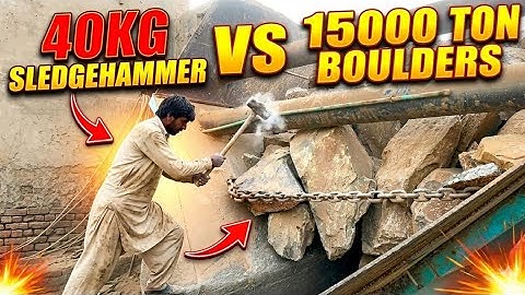 Blood, Sweat & Stone: How Rock Crusher Workers Push Through Everything!!!#dangerous