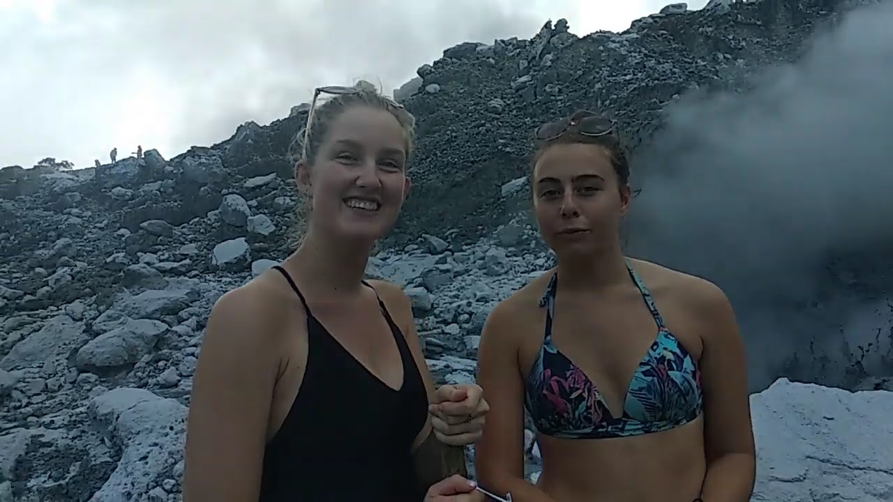 Live report from inside volcano Indonesia