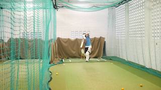 Cricket Nets Against Swing bowling