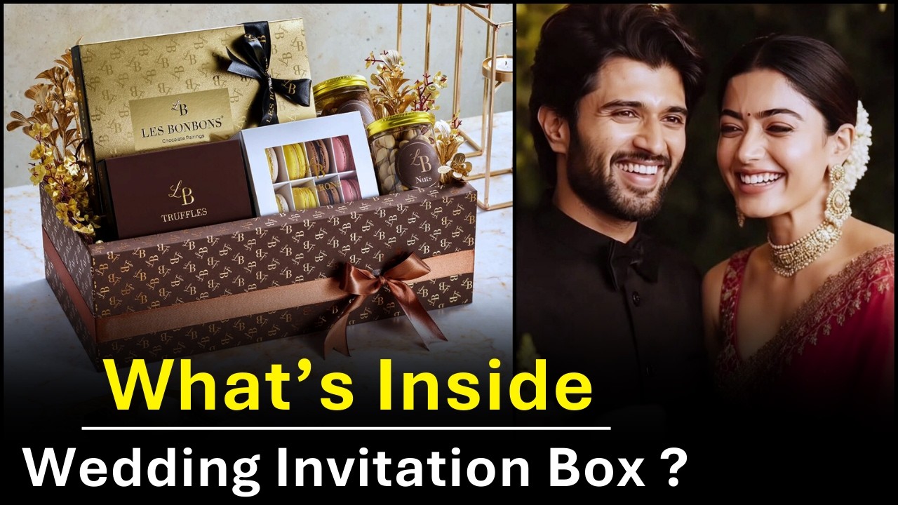 Свадебная корзина Рашмики Манданны и Виджая Девераконды сочетает в себе роскошь и традиции.