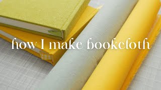 How I make bookcloth from any fabric