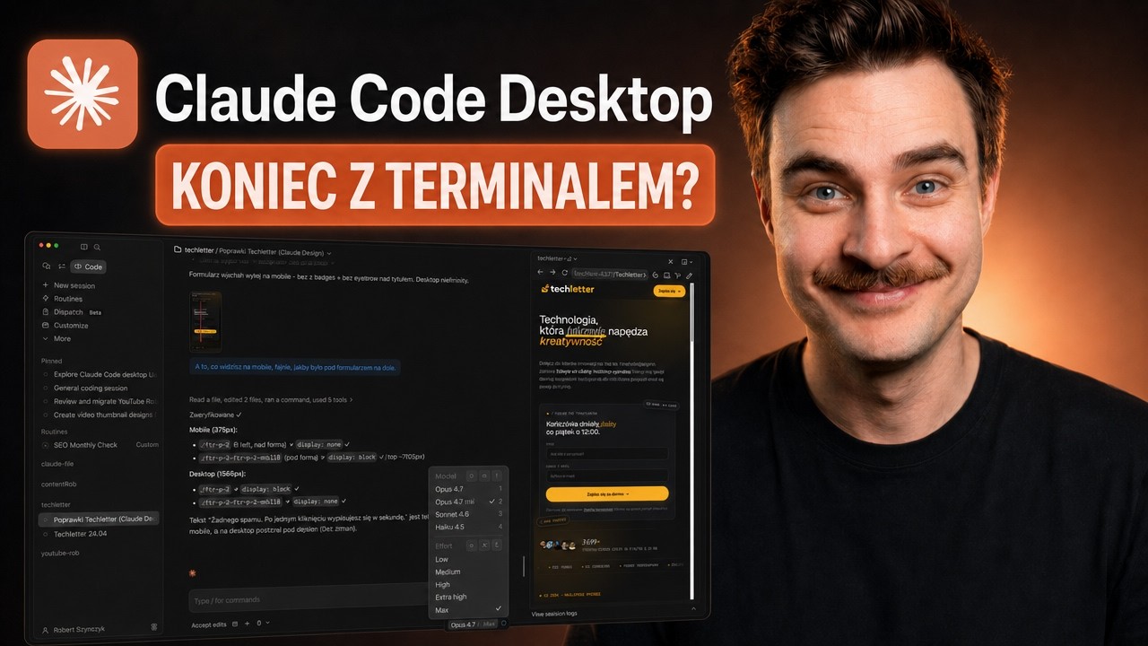 Claud Code Desktop Jak Korzystać z Aplikacji Claude Code Desktop (Poradnik 2026) - YouTube