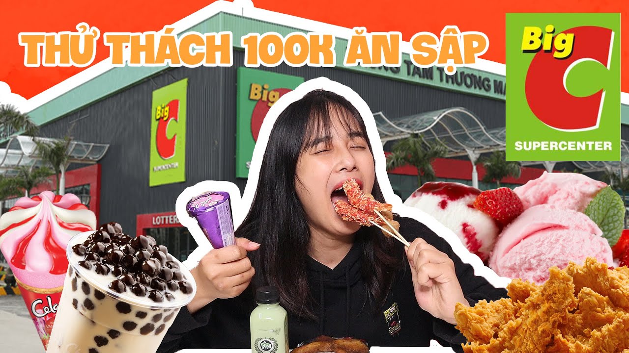 Thử Thách 100K Mei Khoai Tây Ăn Sập BIG C