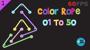 Color Rope: Level 1 To 50 , iOS GamePlay