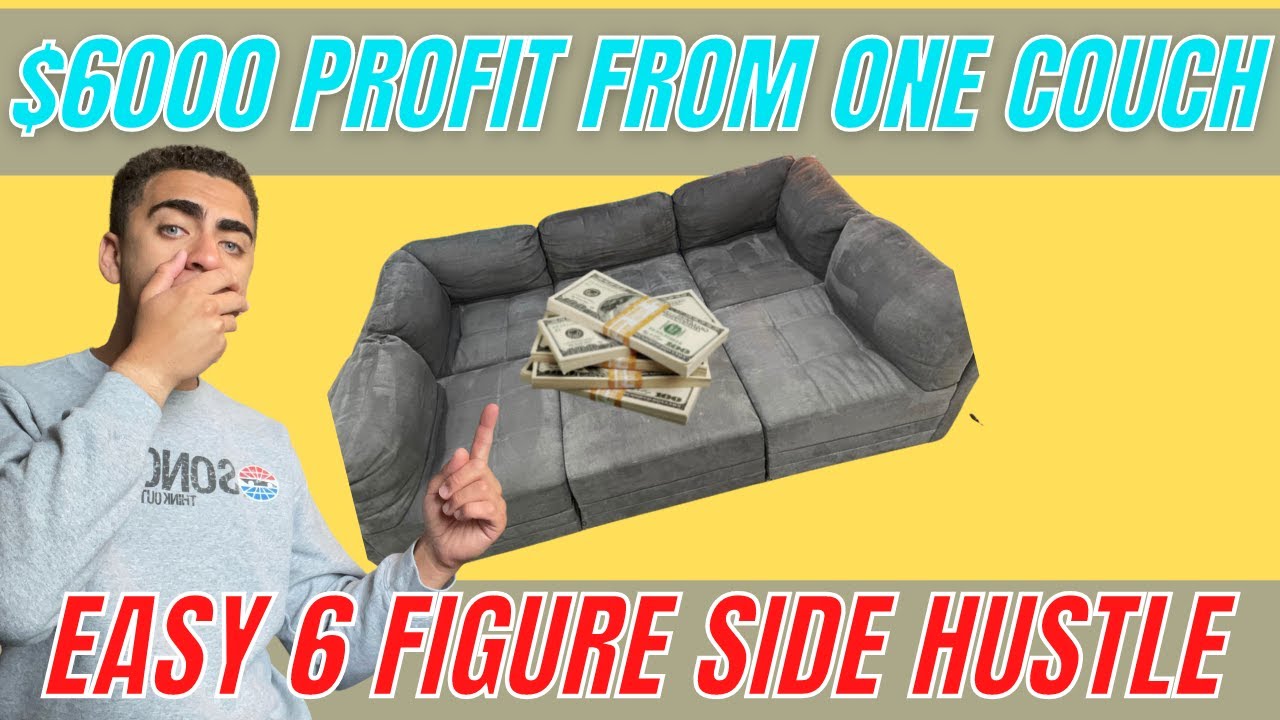 How this ONE COUCH has made me over 6000! EASY 2000 A WEEK Flipping