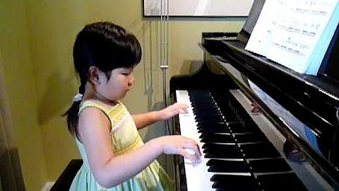 Fur Elise performed by Cheryl (5 years old)