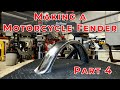 How to Make a Motorcycle fender (Part 4): Shrinking, Planishing and Re-designing